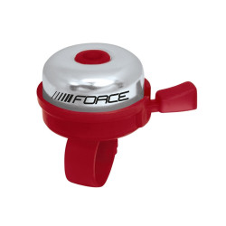 FORCE zvonček KLASIK Fe / plast 22,2mm, červený