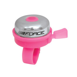 FORCE zvonček KLASIK Fe / plast 22,2mm, ružový