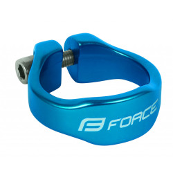 FORCE objímka sedlovky na inbus 34,9mm Al, modrá
