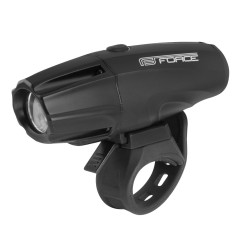 FORCE svetlé predné SHARK 700LM USB, čierne FORCE svetlé predné SHARK 700LM USB, čierne