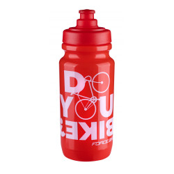 FORCE fľaša BIKE 0,5 l, červená