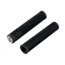FORCE gripy BMX160 gumové, čierne, balené FORCE gripy BMX160 gumové, čierne, balené